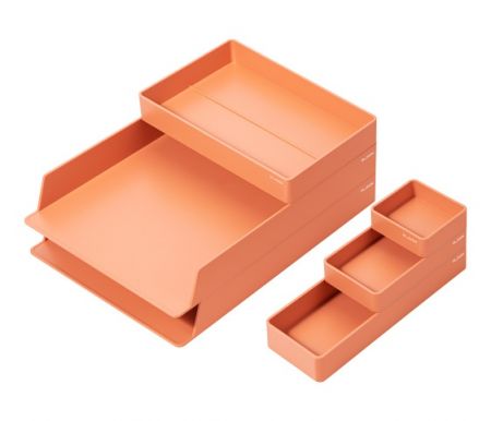 Organizér NUSIGN sada 6ks DELI ENS001 oranžová