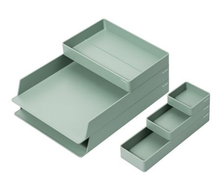 Organizér NUSIGN sada 6ks DELI ENS001 zelená