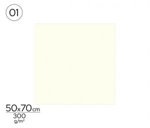 Papír barevný 50 x 70cm bílý perlově