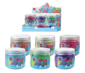 Písek kinetický 150g DELI EY012 mix