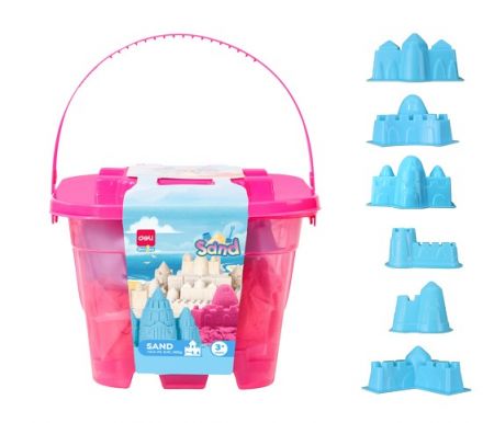 Písek kinetický 500g DELI EY013-PK růžový