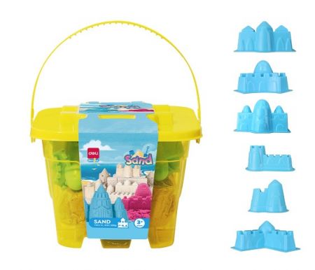 Písek kinetický 500g DELI EY013-YL žlutý