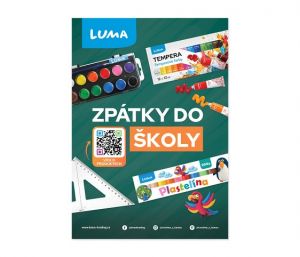 Plakát A3 Zpátky do školy LUMA