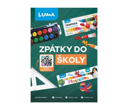 Plakát A3 Zpátky do školy LUMA