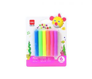 Plastelína měkká 6 barev NEON DELI EH713