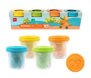 Plastelína měkká kelímek 4 x 113g DELI EY004