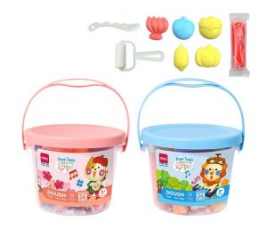 Plastelína měkká s vůní kyblík 24 barev DELI EY006 mix