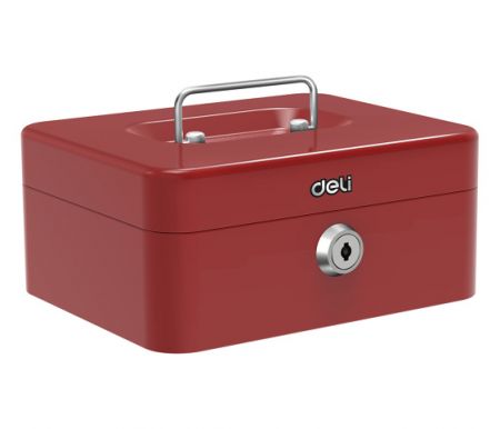 Pokladna přenosná DELI ET501 červená