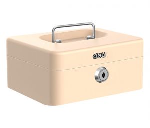 Pokladna přenosná DELI ET502 krémová