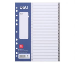 Rozdělovač abecední A4, 20l DELI E38157