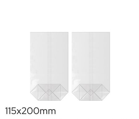 Sáček celofán 115 x 200mm, křížové dno LUMA