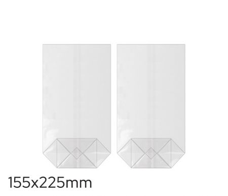 Sáček celofán 155 x 225mm, křížové dno LUMA