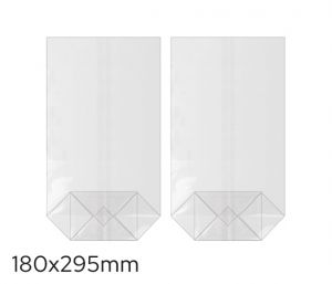Sáček celofán 180 x 295mm, křížové dno LUMA