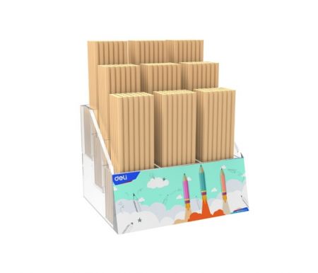 Stojan reklamní pultový psací potřeby DELI J00729