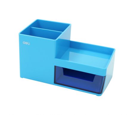 Stojánek plastový DELI EZ25130 modrý