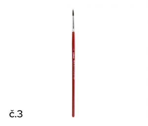 Štětec kulatý č.  3 LUMA