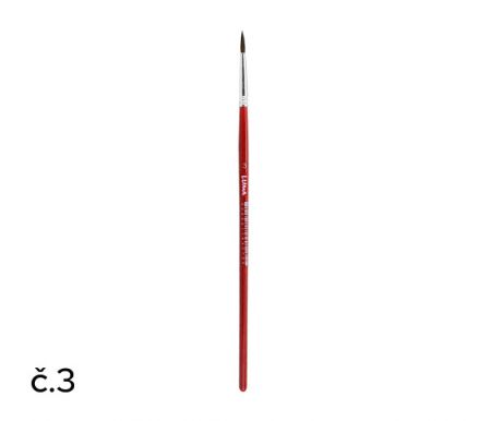 Štětec kulatý č.  3 LUMA