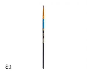 Štětec syntetický kulatý č.  1 DELI EC408-1