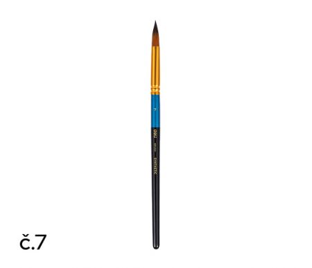 Štětec syntetický kulatý č.  7 DELI EC408-7