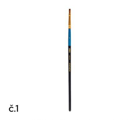 Štětec syntetický plochý č.  1 DELI EC409-1
