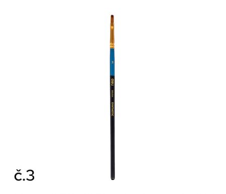 Štětec syntetický plochý č.  3 DELI EC409-3