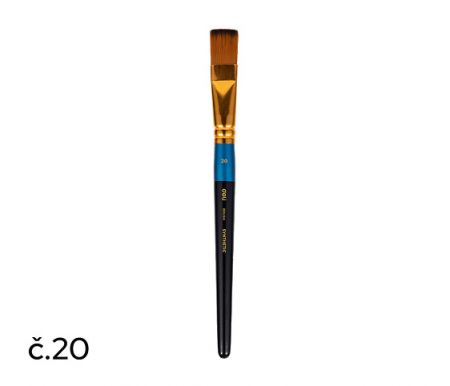Štětec syntetický plochý č. 20 DELI EC409-20