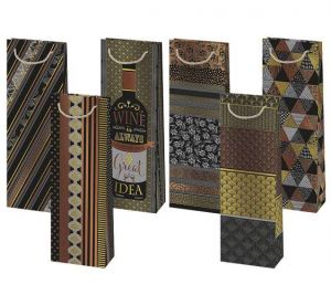 Taška dárková 12 x 40 x 9cm LAHEV ORNAMENT mix