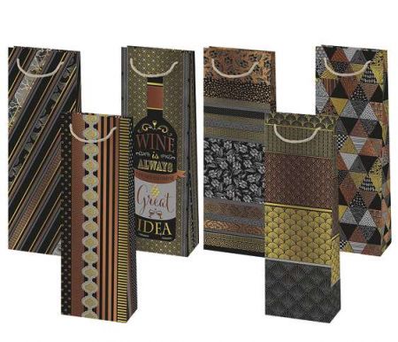 Taška dárková 12 x 40 x 9cm LAHEV ORNAMENT mix