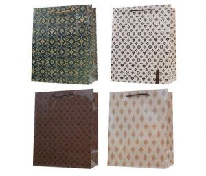 Taška dárková 26,5 x 32,5 x 13,5cm ORNAMENT mix