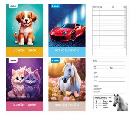 Úkolníček A5 LUMA mix