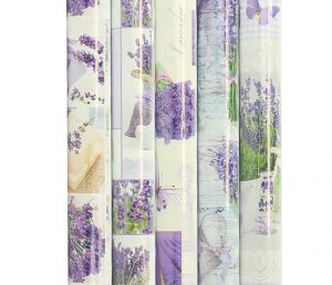 Balicí papír role 2m x 70cm, LEVANDULE mix