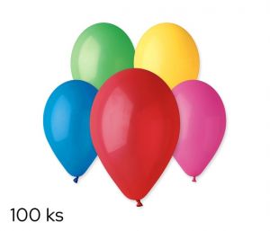 Balónky  100ks OBYČ. mix