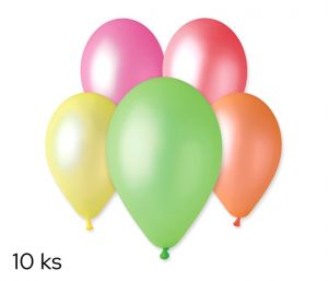 Balónky  10ks NEON mix