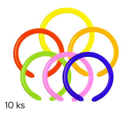 Balónky tvarovací 10ks mix