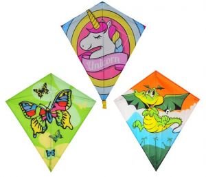 Drak létající NYLON 60 x 70 cm mix