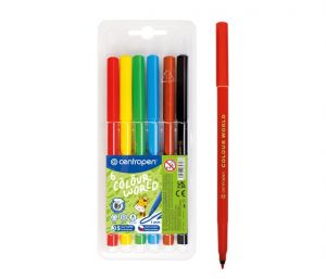 Fix CENTROPEN 7550/ 6 barev trojhranné