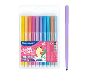 Fix CENTROPEN 7550/10 barev trojhranné PASTEL