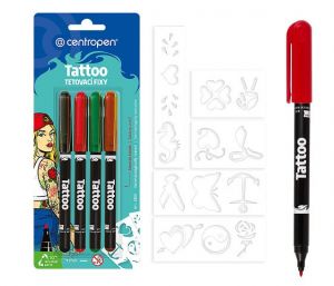 Fix CENTROPEN sada 2880/4 barvy tetovací