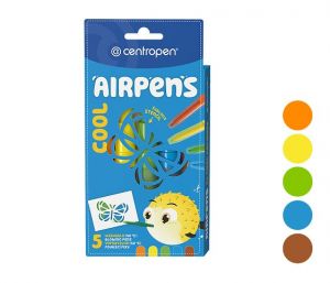 Foukací fixy CENTROPEN 1500/ 5 sada COOL