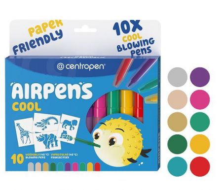 Foukací fixy CENTROPEN 1500/10 sada COOL