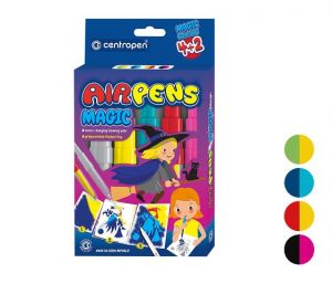 Foukací fixy CENTROPEN 1549/4+2 sada Magic T