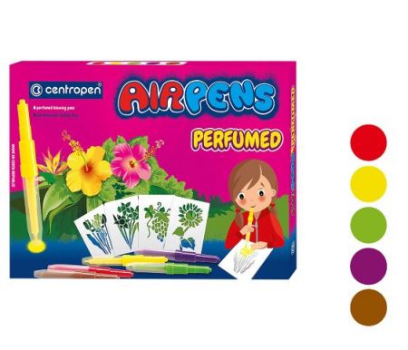 Foukací fixy CENTROPEN 1589/5 sada PERFUMED