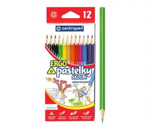 Pastelky CENTROPEN 9521 trojhranné 12 barev