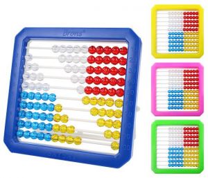 Počítadlo plastové barevné s čísly mix