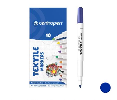 Popisovač CENTROPEN 2739 modrý textil