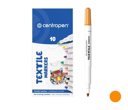 Popisovač CENTROPEN 2739 oranžový textil