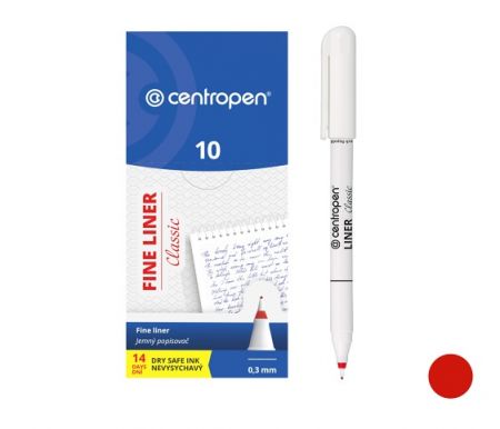 Popisovač CENTROPEN 2811 červený 0,3mm