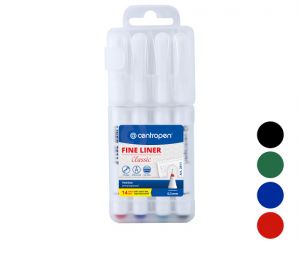 Popisovač CENTROPEN 2811/4 sada 0,3mm liner