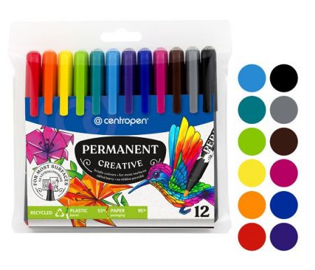 Popisovač CENTROPEN 2896/12 sada permament kreativ