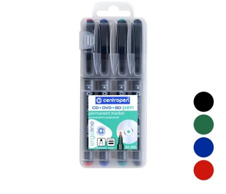 Popisovač CENTROPEN 4606/4 sada
